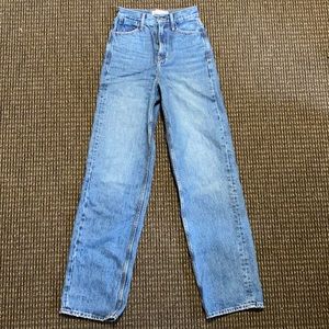 Zara Z1975 hi-rise wide leg jeans